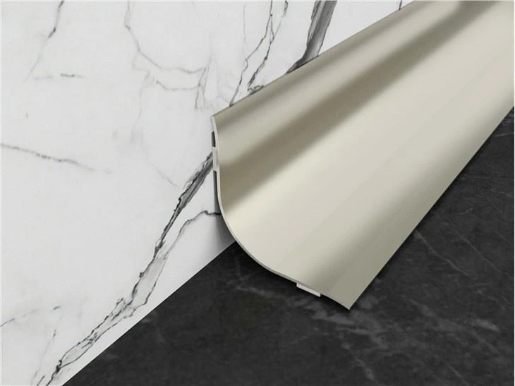 Internal Corner Tile Trim Grey