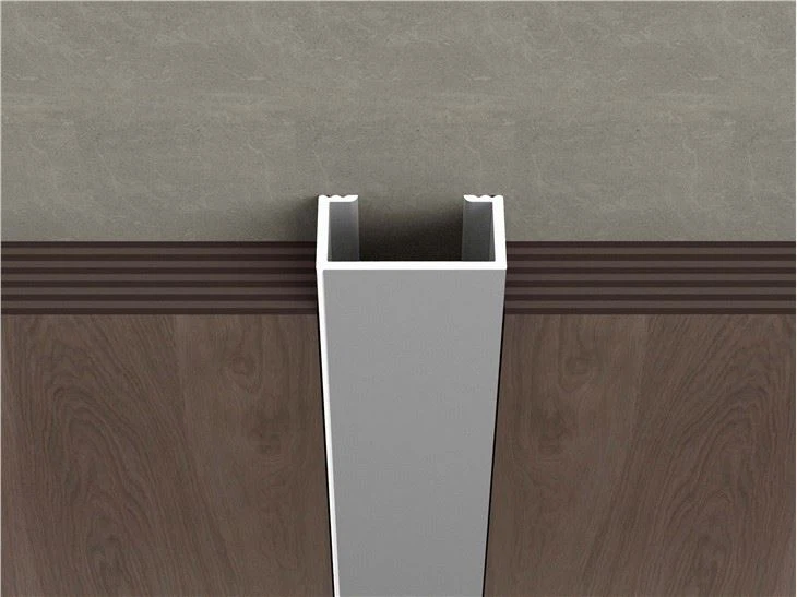 Tall de rajoles d'acer inoxidable en forma d'U polit