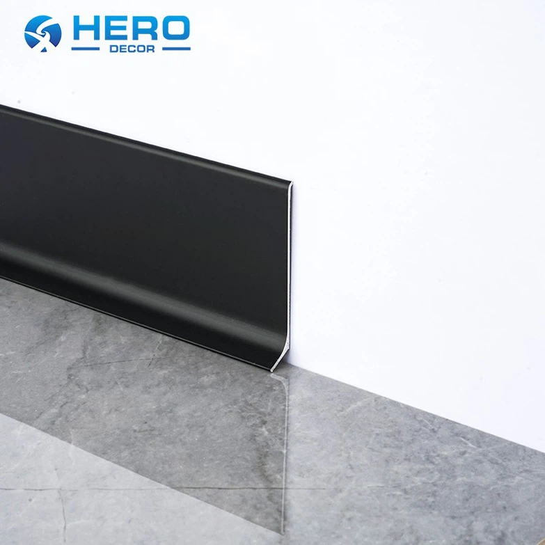 hero metal HM-TJX-60 aluminum skirting board hero metal HM-TJX-60 aluminum skirting board