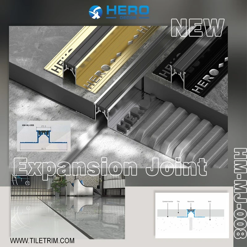 Tile Movement Joints – Professional Aluminum Expansion Profiles | OEM Manufacturer Tile Movement Joints – Professional Aluminum Expansion Profiles | OEM Manufacturer