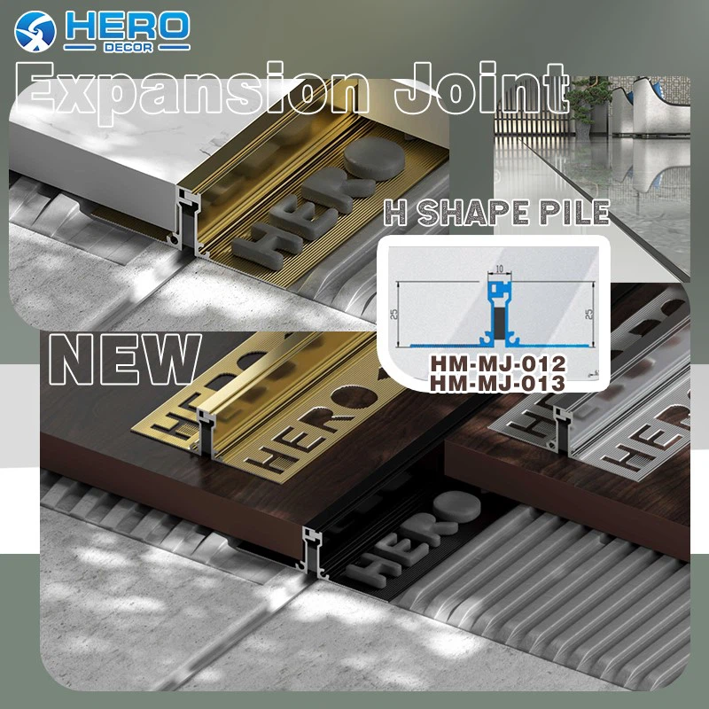 HERO-HM-MJ-012 tile expansion joint trim HERO-HM-MJ-012 tile expansion joint trim